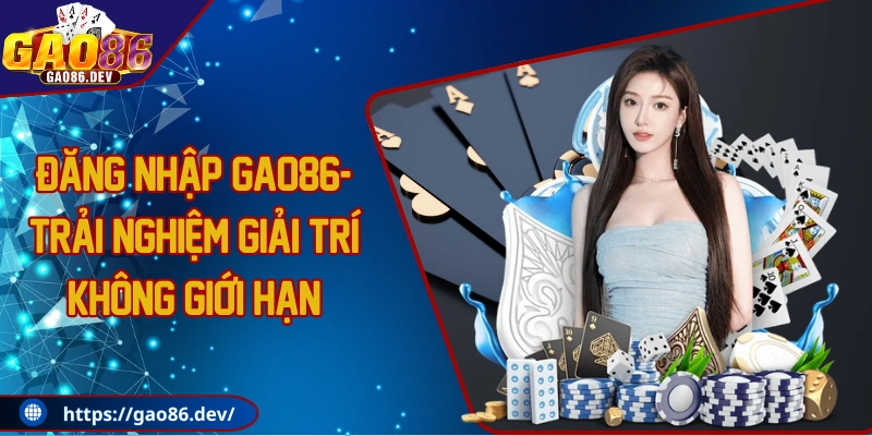 Đăng nhập GAO86 - Trải nghiệm giải trí đẳng cấp không giới hạn